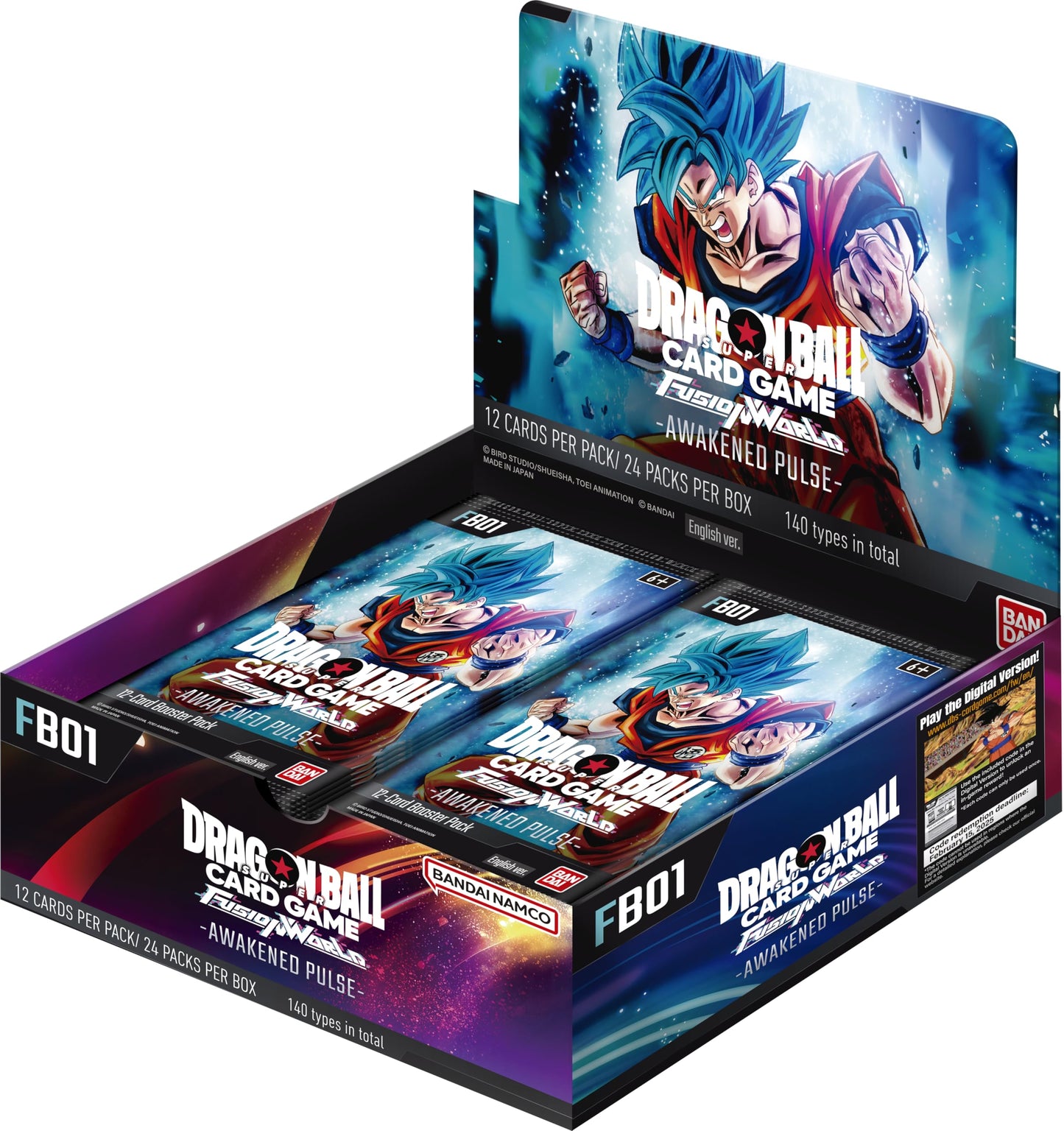 Dragon Ball Super Card Game Fusion World FB01 – Awakened Pulse Booster Box