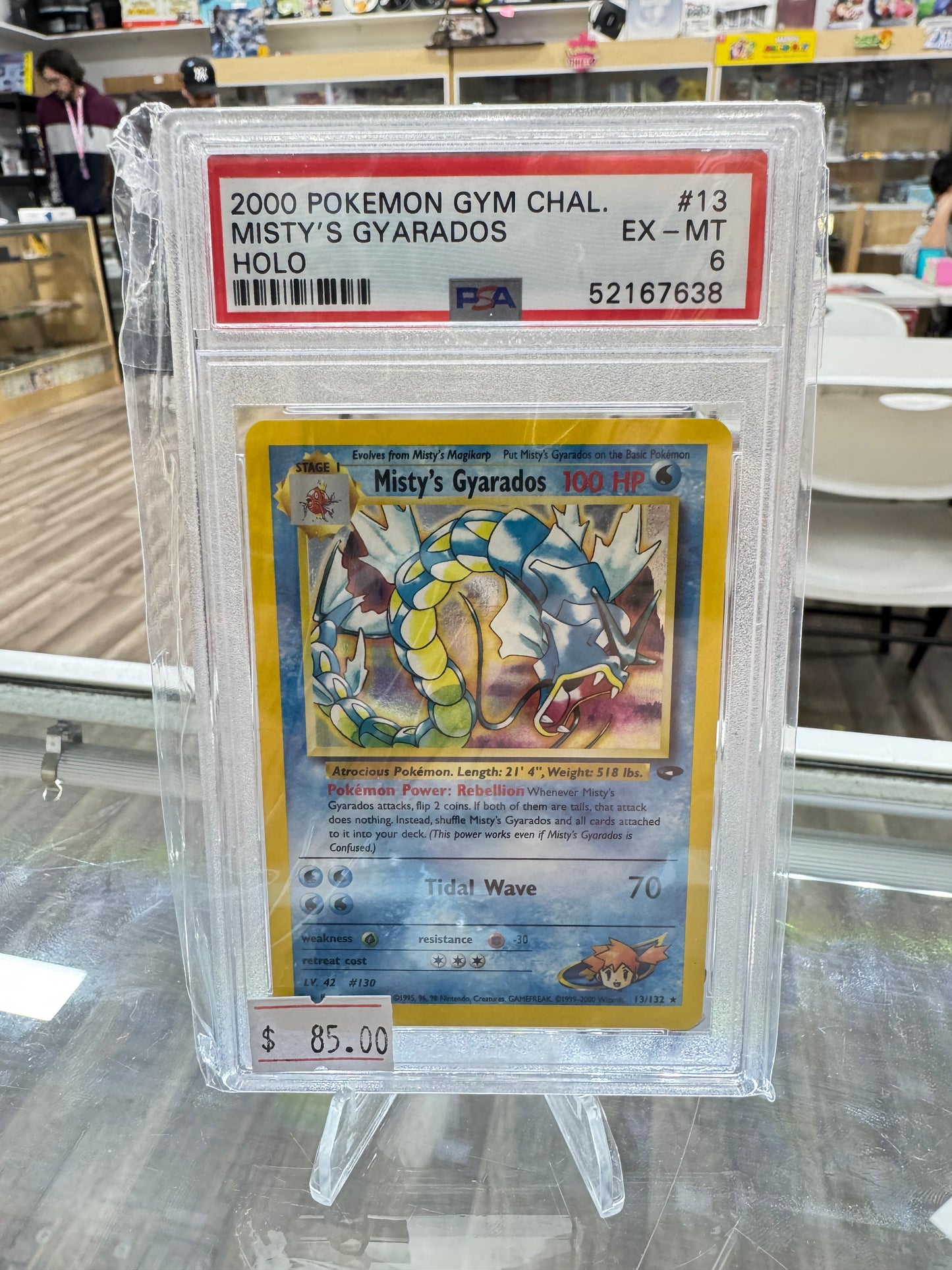 MISTY'S GYARDOS - GYM CHALLENGE - ENGLISH - PSA 6