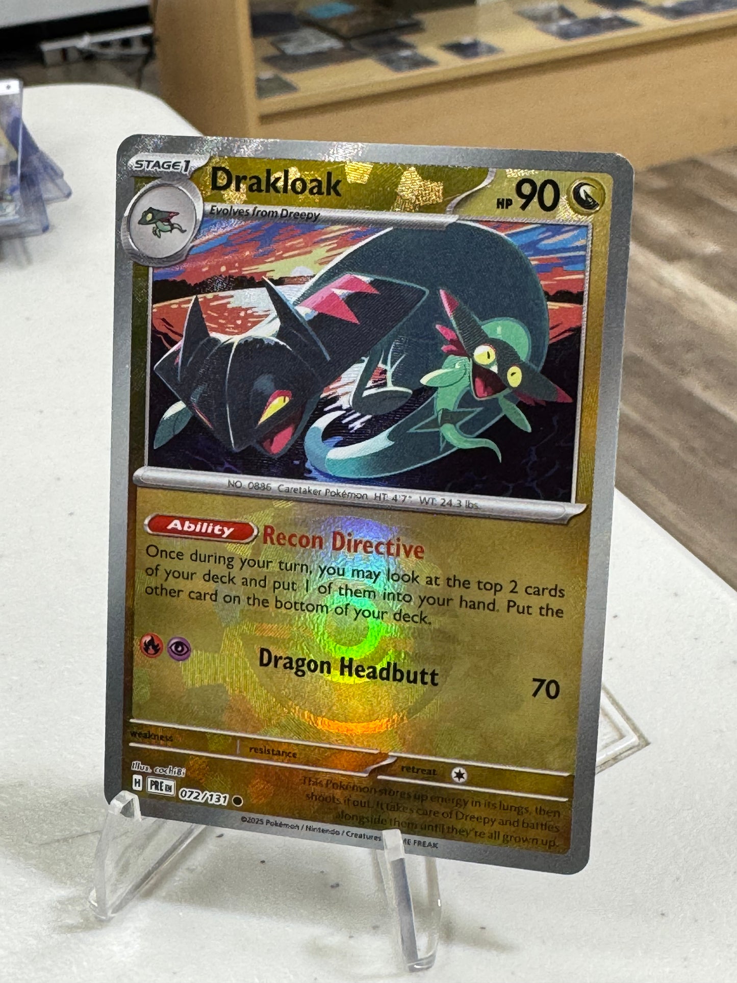 DRAKLOAK MASTERBALL REVERSE HOLO