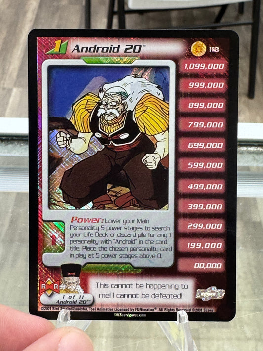 ANDROID 20 - PERSONALITY STAGE 1 - LIMITED CROSSHATCH FOIL