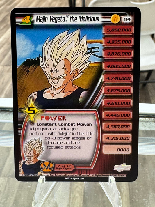 MAJIN VEGETA, THE MALICIOUS - STAGE 4 PERSONALITY - NON HOLO LIMITED