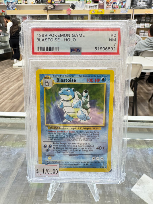 BLASTOISE - BASE SET - ENGLISH - PSA 7