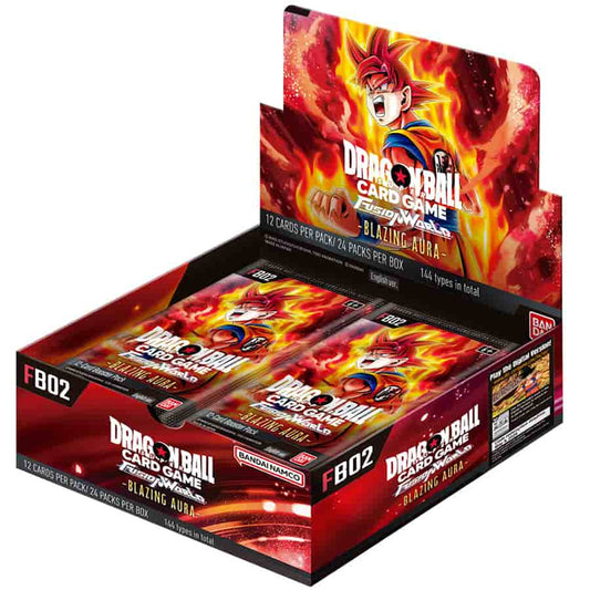 Dragon Ball Super Card Game Fusion World FB02 – Blazing Aura Booster Box